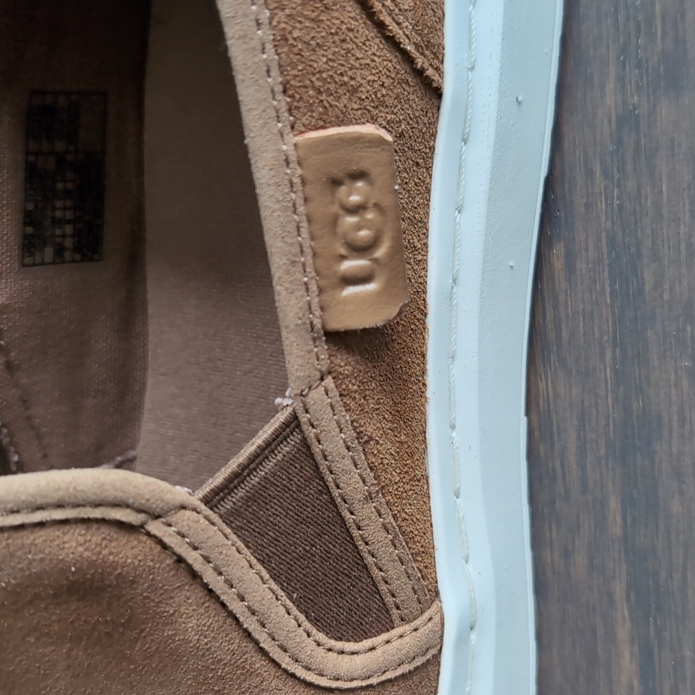 UGG Camel Slip On Sneakers Size 7 - Picture 4 of 11